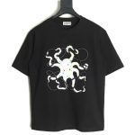 Loewe Octopus print and Anagram embroidered short-sleeved T-shirt TSK1