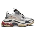 BALENCIAGA TRIPLE S  'SILVER AND RED'