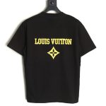 Louis Vuitton Chest Lettering Print Short Sleeve T-shirt TSK1