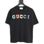 Gucci 24SS colorful lettering short-sleeved T-shirt_TSK1