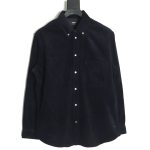 Fendi blue corduroy shirt jacket