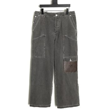 Dior x Stone island co-branded pocket denim trousers TSK1