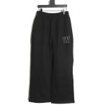 We11 Done Pearl LOGO Rhinestone Casual Pants