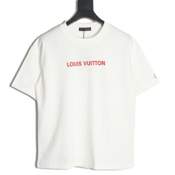 Louis Vuitton Silicone Lettering Short Sleeve T-Shirt