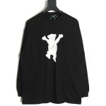 We11 Done Double-sided cute bear print long sleeves TSK1
