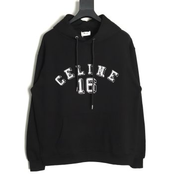 Celine Letter Print Hoodie