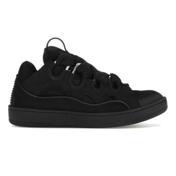Lanvin Leather Curb Triple Black