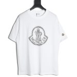 Moncler overlapping logo print short sleeves