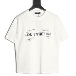 Louis Vuitton sketch lettering short-sleeved T-shirt