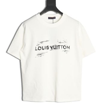 Louis Vuitton sketch lettering short-sleeved T-shirt