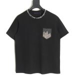 Louis Vuitton Embroidered Logo Short Sleeve T-Shirt TSK1