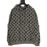 Louis Vuitton Monogram Flocked Print Hoodie