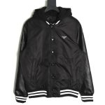 Prada removable hood regenerated nylon bomber jacket