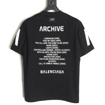 Balenciaga cracked arrow print short sleeves TSK1