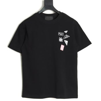 Prada multi-logo printed short-sleeved T-shirt TSK1