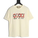 Gucci Double G letter print short-sleeved T-shirt