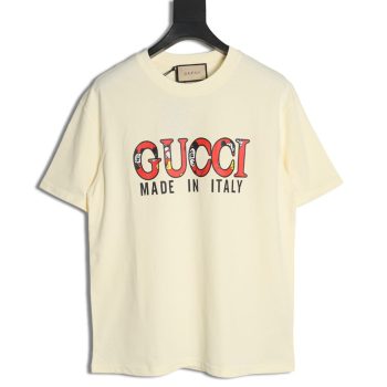 Gucci Double G letter print short-sleeved T-shirt