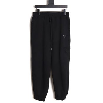 Prada triangle logo side pocket anklets