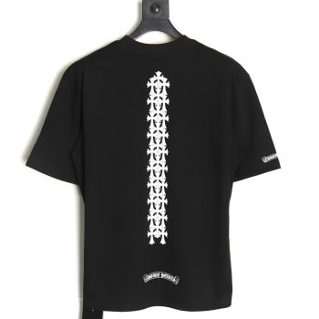 Chrome Hearts Sanskrit cross heavy foam print T-shirt TSK1