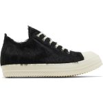 Rick Owens Strobe Low 'Black Cow Fur'