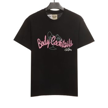 Gallery Dept Neon Lady Wineglass Lettering Short Sleeve