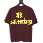 Balenciaga Tape Print Short Sleeve T-Shirt TSK1