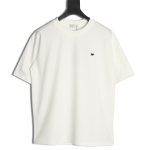 Dior bee embroidered logo short sleeve T-shirt