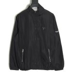 Prada triangle logo reversible zip-up jacket S-XL