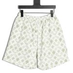 Louis Vuitton 24ss distressed shorts with printed monogram