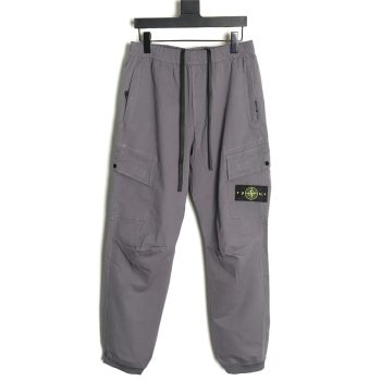 Stone Island Compass patch multi-pocket cargo trousers