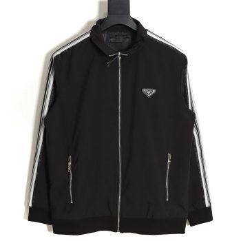 PRADA 23SS School Uniform Stand Collar Jacket