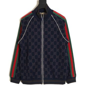 Gucci 24ss knitted cotton casual suit jacket
