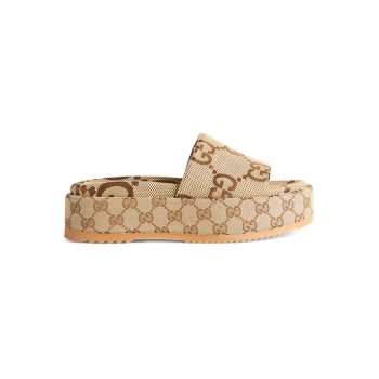 GUCCI WOMEN'S PLATFORM SLIDE SANDAL