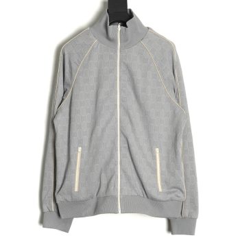 Gucci all over printed obscure jacquard jacket