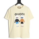 Gucci funny cartoon print round neck short sleeves TSK2