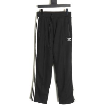 Adidas Logo Embroidered Side Stripe Vintage Sportswear Pants TSK1