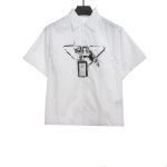 Prada piranha print shirt