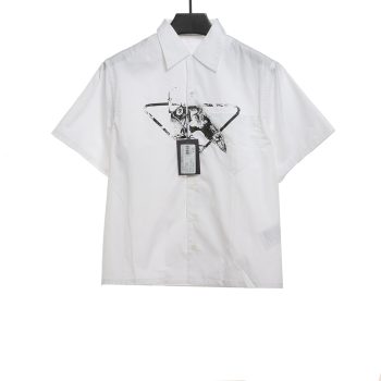 Prada piranha print shirt