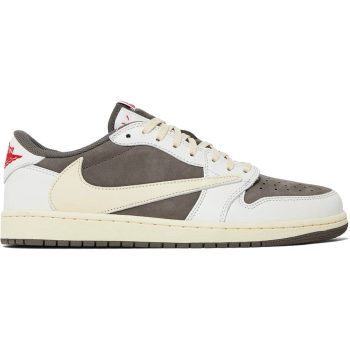 Little Kids' Travis Scott x Air Jordan 1 Retro Low  'Reverse Mocha'