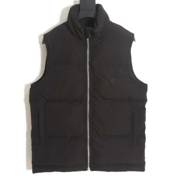 AMI paris men's and women's classic love down vest _CM_2