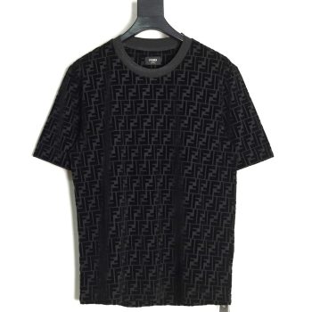 Fendi all over FF flocked short sleeve T-shirt