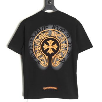 Chrome hearts horseshoe print short-sleeved T-shirt