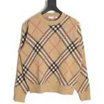 Burberry Twill crewneck knitted sweater