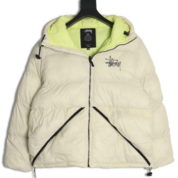 Stussy chest letter print bread cotton jacket