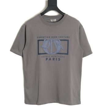 Dior patch embroidered lettering short sleeves TSK1