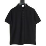 Burberry embossed embossed short sleeve polo shirt