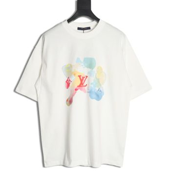 Louis Vuitton Watercolor Crew Neck Short Sleeve