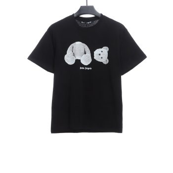 Palm Angels white guillotine short sleeve