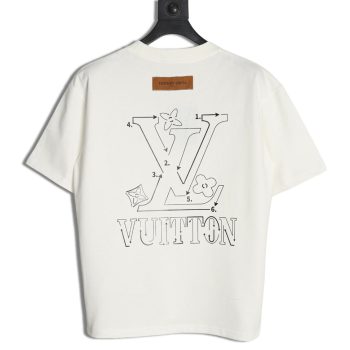 Louis Vuitton small logo monogram short sleeve T-shirt