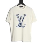 Louis Vuitton jacquard logo knitted short sleeves